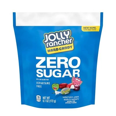 JOLLY RANCHER Zero Sugar Assorted Fruit Flavored Hard 6.1 Ounce (Pack of 6)