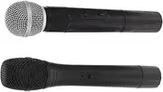 2Pcs Simulation Microphone for Realistic Party Prop Microphone for Stage Performance Cosplay and Birthday Celebrations and Lightweight Design for Easy Use
