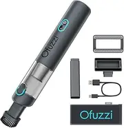 [Ofuzzi] H8 Apex Cordless Handheld Vacuum Cleaner, 30AW Powerful Suction, 1.2lbs Lightweight, 120ml Dustbowl and Dual Filtration System, 30 Mins Runtime, Mini Vacuum for Pet, Car, Home and Narrow Spaces