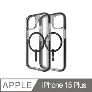 ZAGG iPhone 15 Plus 聖塔克魯茲磁吸款 黑色防摔保護殼