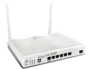 DrayTek DV2865 - Multi WAN Router with VDSL2 35b/ADSL2+,1 x GbE WAN/LAN, and 3G/4G USB WAN port for Load Balancing and Fail-over, 5 x GbE LANs,CSM, QoS,32 x VPNs,16 x SSL VPNs,and support VigorACS 2/3