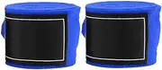 equlup 1 Pair Boxing Hand Wraps, 2.5m / 98in Length 5cm / 2in Width Martial Arts Elastic Hand Wraps, Mitts Wrist Wrap Protection for Sanda Muay Thai Taekwondo