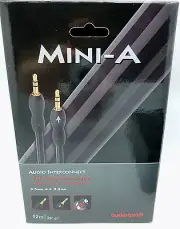 Audioquest Mini-A 3.5mm to 3.5mm Audio Interconnect Cable 12 meter