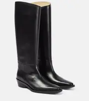 [Proenza Schouler] Proenza Schouler Bronco leather knee-high boots AU 6 black