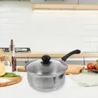 Small Baby Stainless Saucepan Steel with Lid and Handle
