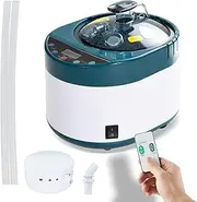 Duthss Sauna Steamer Machine, 4 Liters Large Capacity Portable Sauna Steamer, Steam Generator for Sauna, Home Sauna Steamer Pot with Time Display Remote Control Herb Box
