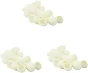 Healeved 3sets Facial Cleansers Silkworms for Beauty Natural Skin Scrub 200pcs*3