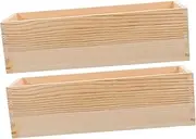 ARTSEWPLY 2pcs Soap Mold Wooden Box for Handmade Soap Making Durable Non Deformable for All Skill Levels for DIY Craft Projects
