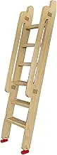 Bunk Bed Ladder, Heavy Duty Travel Trailer Bed Ladder with Hooks and Foot Caps, Suitable for Dormitories, Bedrooms, Apartments, Hotels(6-Steps-175cm)