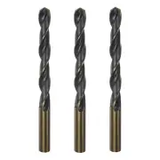 3pcs 12mm Nitride Titanium Coated High Speed Steel (HSS) 4341 Twist Drill Bits