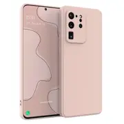 MCC For Samsung Galaxy S20 Ultra Soft Liquid Silicone Shockproof Case Cover G988 [Pink]