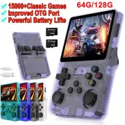 R36S Retro Handheld Game Console 64GB/128GB 15000+ Games Retro Handheld Games