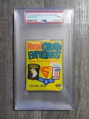 1971 Fleer Real Cloth Patches Wax Pack PSA 9