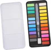 OHPHCALL -in-1 Watercolor Paint Set 36 Solid Colors Pigment Kit for Boys and Girls Artists