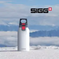 在飛比找博客來優惠-瑞士百年 SIGG 彈蓋輕量保溫瓶 330ml - 純雪