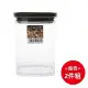 日本製【INOMATA】食物密封保存罐520ml 黑 超值2件組