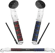 AMVR Handle Attachments Compatible with Quest 3s/Quest 3 Accessories,Beat Saber Handles, VR Gorilla Tag Long Arms Extension Grips,for Quest 3 Golf Club Attachment,Enhance VR Game Experience(3-in-1)