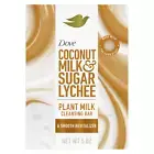Plant Based Cleansing Bar Soap for Dry Skin, Coconut Milk & Sugar Lychee, Sulfat