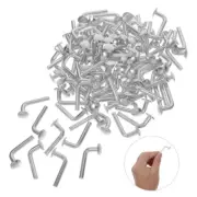 100 Pcs Galvanized Pin Buckle Pallet Racking Clips Universal Shelf