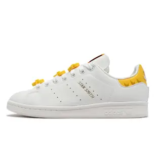 adidas 聯名休閒鞋 Stan Smith W 女鞋 白 黃 樂高 LEGO 小花 史密斯 愛迪達 GX7203