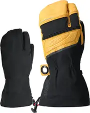 Lenz Heat Glove 8.0 Finger Cap Lobster heated Gloves, black-yellow, Size L for Men Black Yellow
