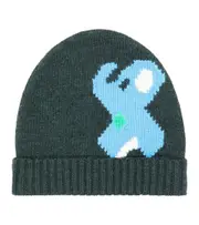 [JW Anderson] JW Anderson Intarsia wool beanie One Size green