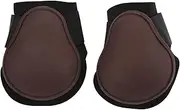 1 Pair Horse Boots, Horse Tendon Boots, Horse Fetlock Boots, Horse Sport Boots, Set Soft Prevent Slipping Easy to Stick Horse Fetlock Boots for Horses (Brown hind Legs 2400ml)