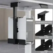 Universal PC Case Holder Under Desk Wall Side CPU Stand Lift Adjustable Computer