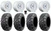 Fuel Rincon Bdlk 15" Wheels Mh 30" Sniper 920 Tires Polaris RZR XP 1K / PRO XP