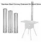 Stove Pipe Chimney Pipes Camping Stove Chimney Extension Chimney Pipe Brand New