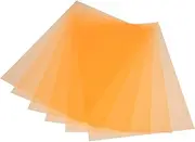 ETHZZLE 6 Pack PVC Film Light Diffuser Sheets Red Acrylic Sheets Light Filters