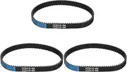 uxcell 3pcs HTD-5M Rubber Timing Belt 82 Teeth, 410mm Pitch Length x 15mm Width x 3.6mm Height, Closed Loop Pulley Timing Belt
