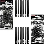 12 Pcs Graphite Material Sticks Compressed Charcoal Sticks Drawing Pencils Set