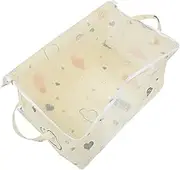 Quilt Storage Bin Portable Clothes Storage Bag Zipper Closure Large Capacity Home Quilt Bag Moving Laundry Friendly