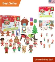 2024 Holiday Advent Calendar 24 Piece Toy Playset - Set Includes Christmas Th...