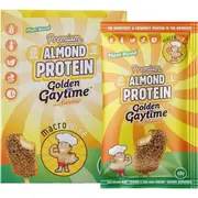 MACRO MIKE Premium Almond Protein Golden Gaytime 40g (Pack of 12)