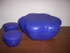 Tupperware Chip 'N Dip Bowl ~ Purple ~ NEW
