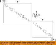FORD OEM 12-19 Explorer Front Suspension Drive Axles-Axle Assy BB5Z3B436Z