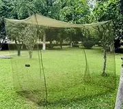 Mosquito Net- Military Green Portable Tactical Mosquito Nettng for Camping – Completely Covers a Sleeping Bag, Bed or Cot