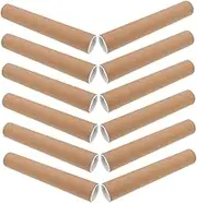 Homoyoyo 12pcs Poster Tubes for Storage Round Paper Tubes Reusable Art Carrying Case for Artwork Documents Plans and DIY Projects