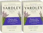 2 Yardley English Lavender Naturally Moisturizing Bath Bar 4.25oz