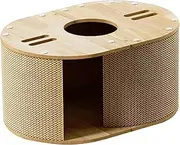 Cat Scratching Pad - Cat Scratching Board Corrugated Cardboard Scratching Pad Kitten Scratching Bed Furniture Protector for Sleeping Mat Scratched Wear-resistant
