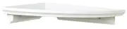 0199020 W x 10 in D x 1.88 in H, White Corner Shelf Kit