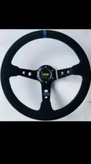 350mm OMP Suede drift/rally/racing steering wheel with boss for any make