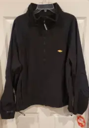 Cabela's Chevrolet Black Fleece Lined Zip Up Windstopper Guide Jacket 2XL