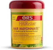 ORS Hairestore Hair Mayonnaise, 8 Ounce, Unscented, Clear, Women's Unisex, Adult, Unisex-Adults