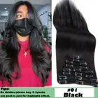 CLEARANCE/Seamless Clip In Human Hair Extensions Real Remy Hair Weft Full Head
