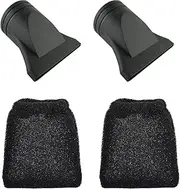 Black Hair Dryer Diffuser Nozzle,Hair Dryer Sock Diffuser Cover,Replacement Blow Flat Drying Nozzle,Diffuser Sock with Elastic Band,Universal Hair Dryer Hot Sock Diffuser,Blow Dryer Attachment