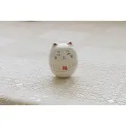 Lucky Cat Ceramic Resin White - One Size