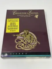 SEALED Sierra Kings Quest Collectors Edition RARE 1994 Big Box PC CD Vintage